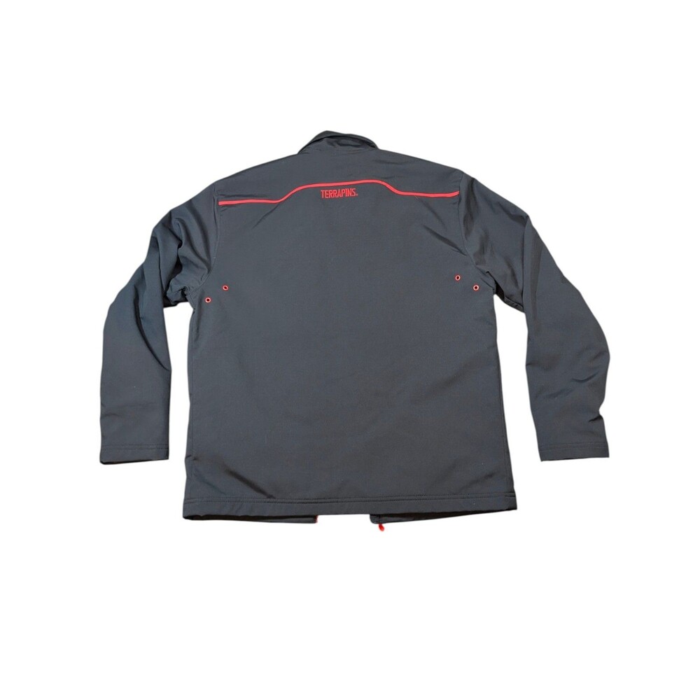 Under Armour Maryland Terrapins Jacket Men Small Loose Black Full Zip Terps - Picture 2 of 9